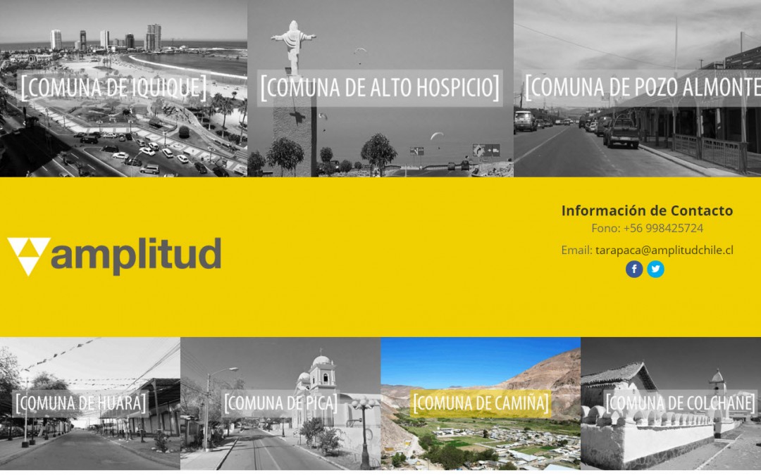 Sitio Web «Amplitud Tarapacá»