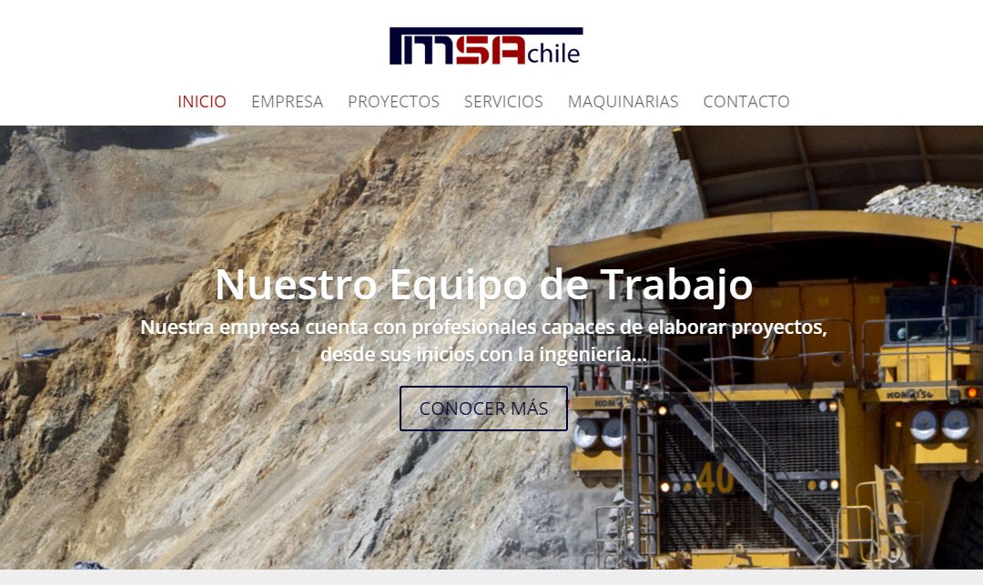 Diseño Sitio web para Imetsa.cl