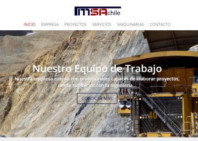 Diseño Sitio web para Imetsa.cl